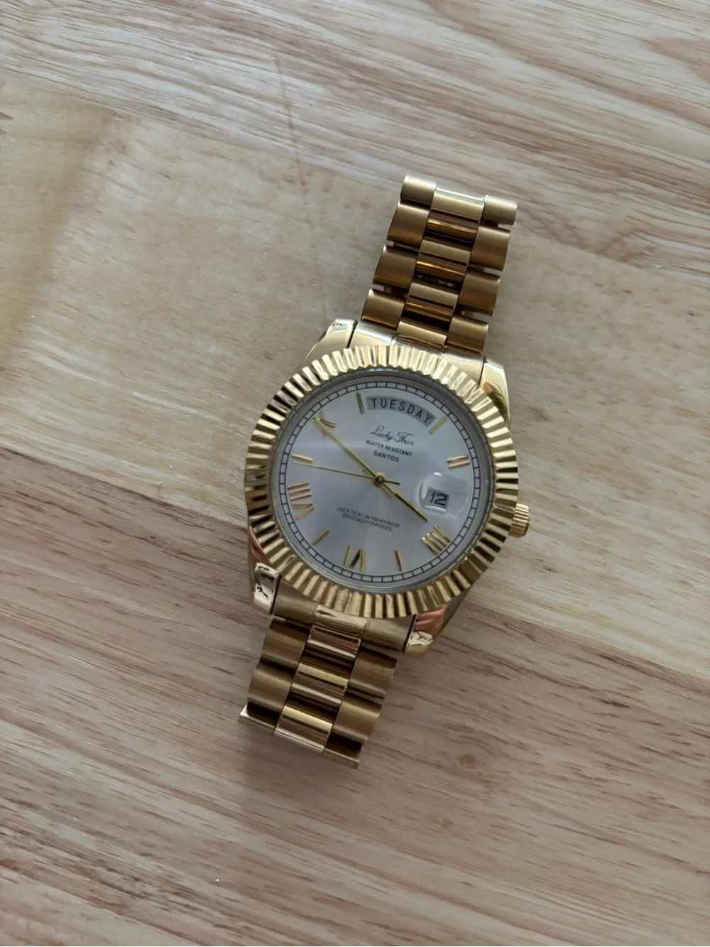 Lucky Fours Santos Day-Date Watch